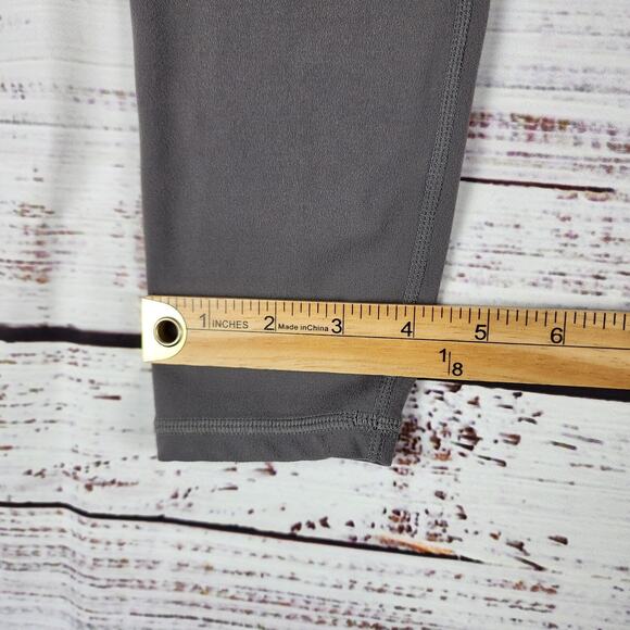 Athleta High Rise Sculpt Leggings Small Gray Stretch Yoga Workout Pants Seamless - Picture 6 of 9